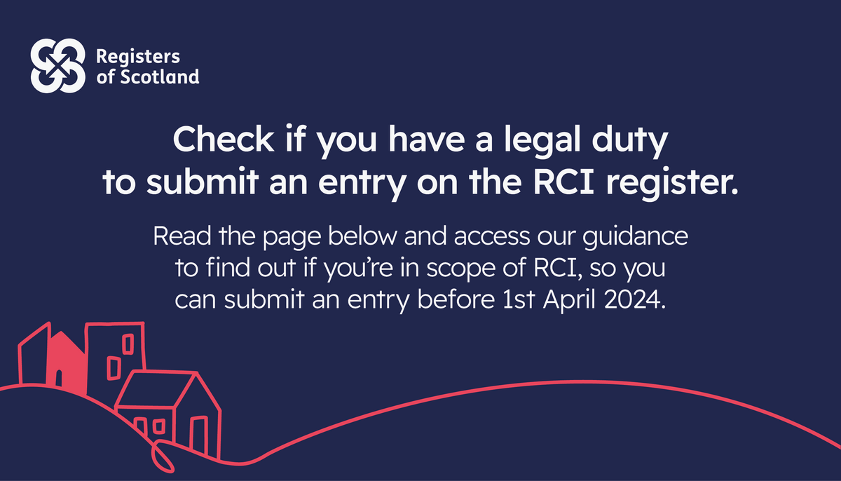 Registers of Scotland RCI notice